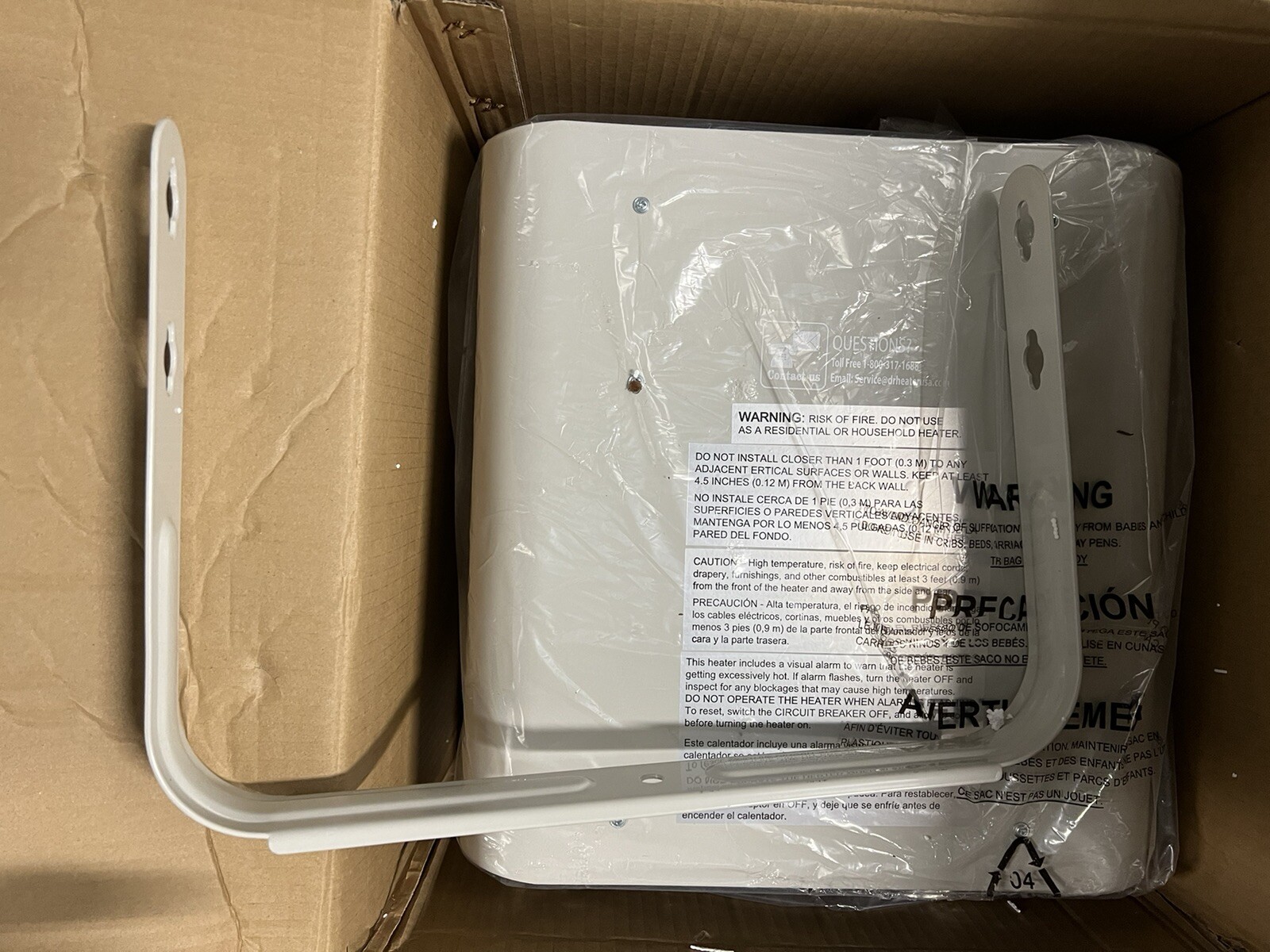 Dr. Heater DR966 240volt Hardwired Shop Garage Commercial Heater, 3000