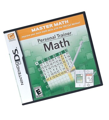 Personal Trainer: Math (Nintendo DS, 2009) Video Game Complete W ...