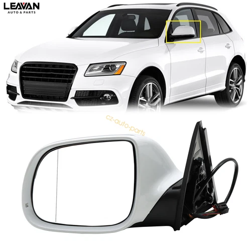 White Left Driver Side Mirror Fit For AUDI Q5 SQ5 2010-2017 US