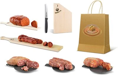 MORETTI SALUMI DI TRADIZIONE Moretti® Confezione Regalo Degustazione Salumi Artigianali Tipici Calabresi