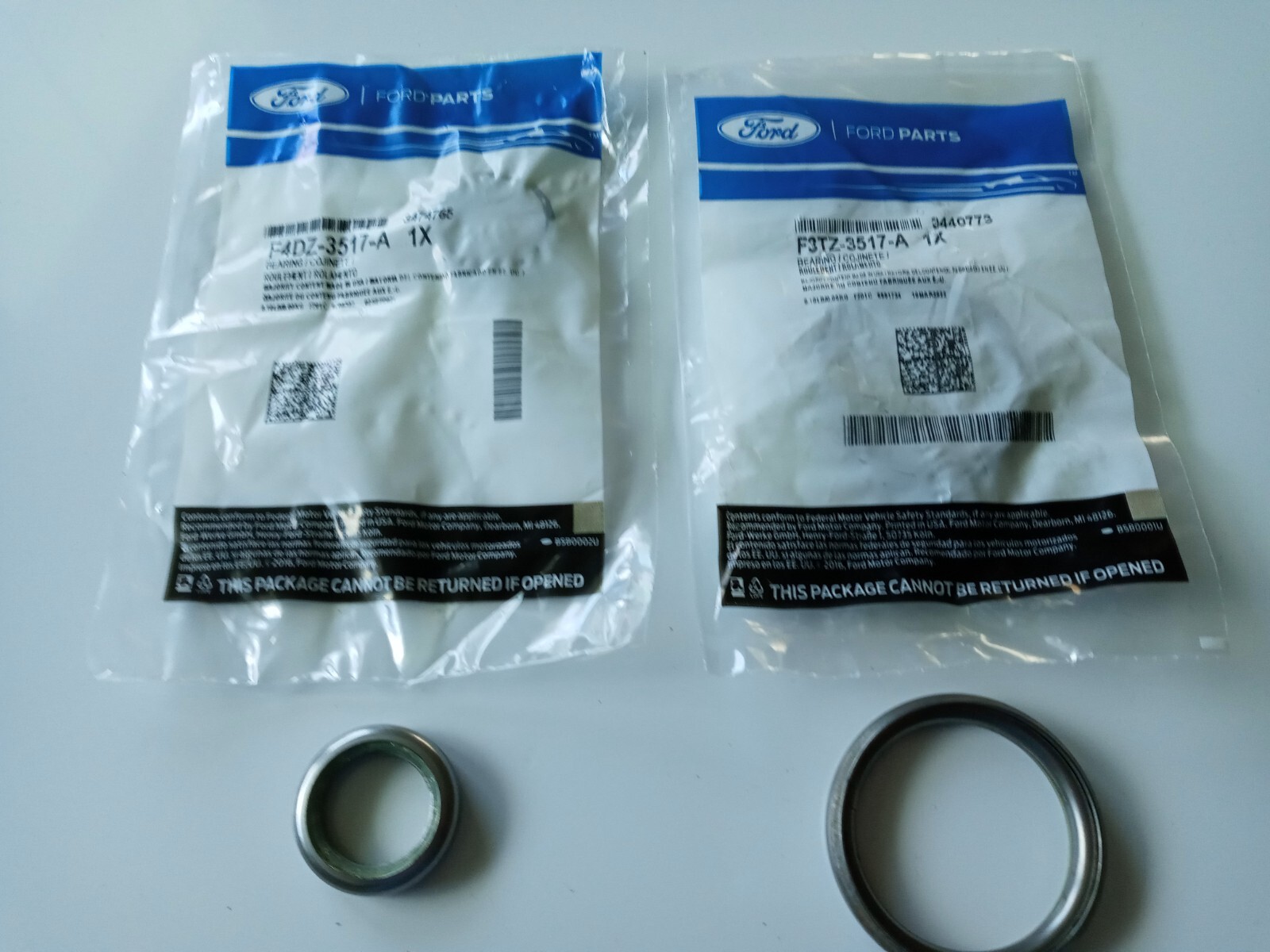 19922007 FORD F150 F250 F350 STEERING COLUMN UPPER & LOWER BEARING