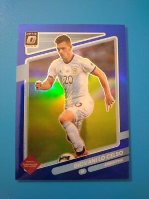 2021-22 Panini Donruss Soccer Optic Blue Giovani Lo Celso 93/99
