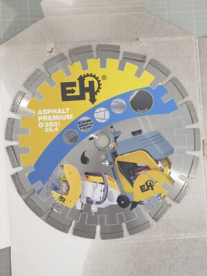 Eberle Hald BWIRE Asphalt Ø 350 x 25,4 mm 5400rpm 100m/s Diamanttrennscheibe