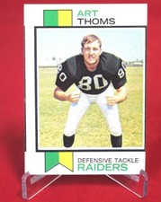 Art Thomas TOPPS Football Card 1973 #502 NFL EX-NM (3)