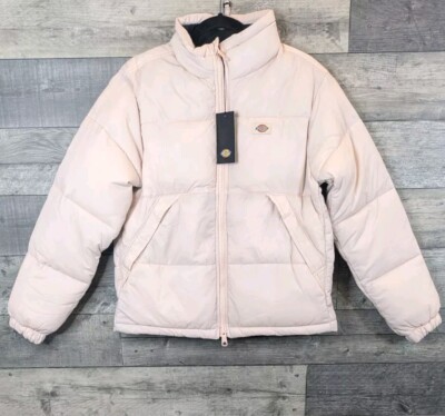 Dickies Alatna Puffer Jacket Damen Medium Peach Whip Water Resistant Winter Neu