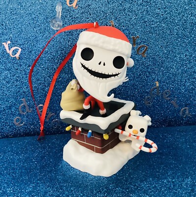 Hallmark Andenken Jack Skellington und Zero Funko Pop Baumschmuck