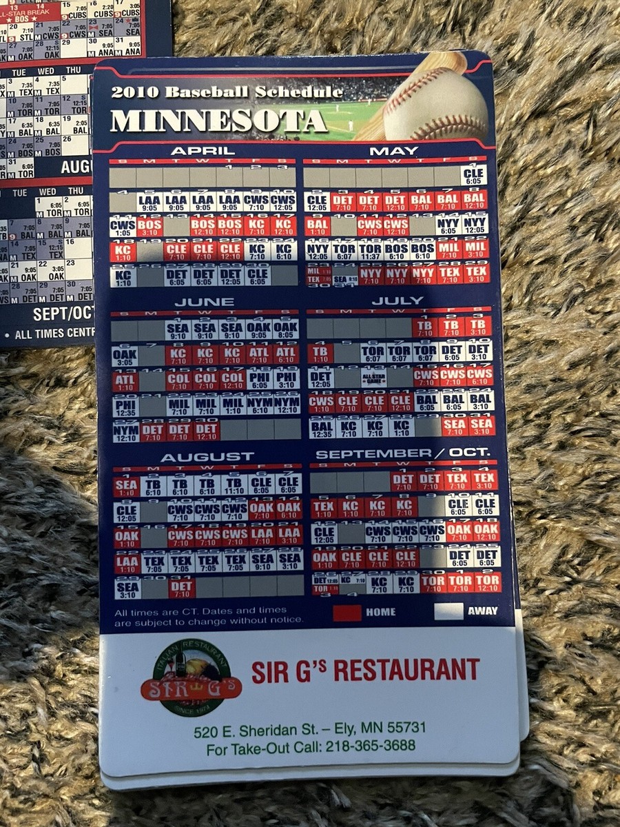 lot-of-8-minnesota-twins-magnet-schedule-mlb-1999-2001-2002-2004-2009-2010-ebay