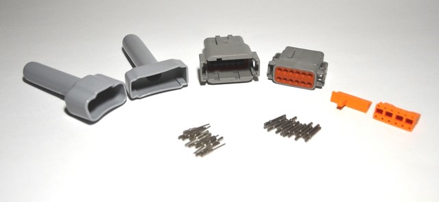 116 PCS Deutsch DTM Connector Starter Kit With Crimper Tool - Genuine, Made In USA
