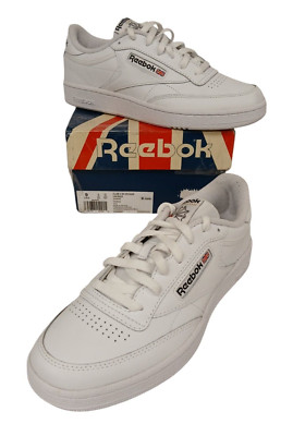 Reebok Club C 85 Vintage SIZE:9 White/Chalk Blue Tennis Sneaker