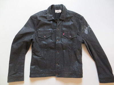 Levi's PRODUCT WITH ROOTS Lederjacke Gr. L (XL) Leder Jeansjacke LIMITED EDITION