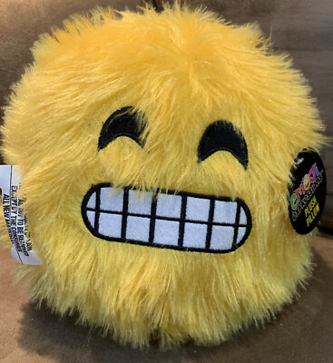 EMOJI EXPRESSIONS PILLOW SUPER EXCITED PLUSH BALL 9  SUPER CUTE!!