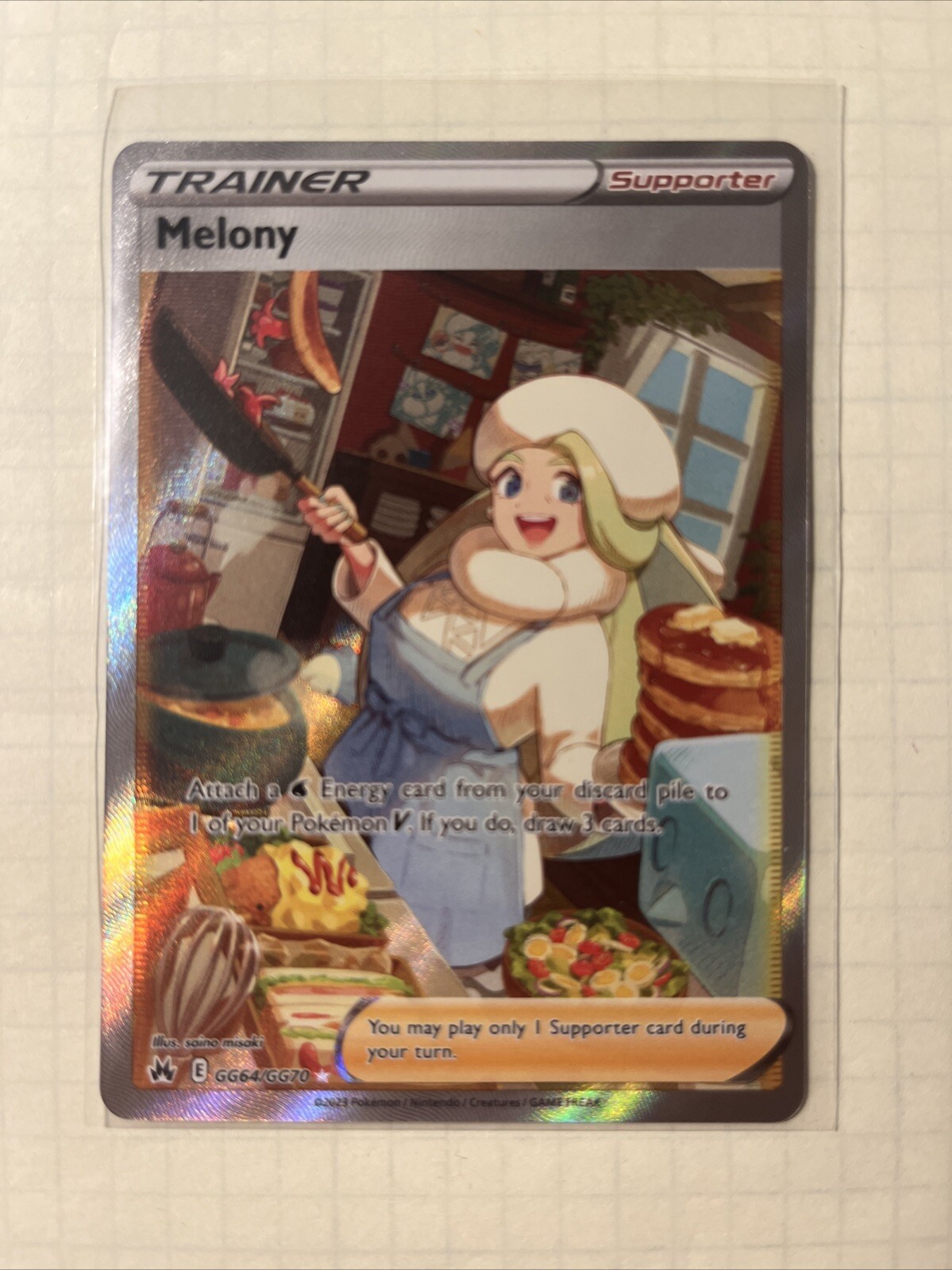Pokémon TCG Melony Crown Zenith Galarian Gallery GG64 GG70 Holo Ultra Rare NM