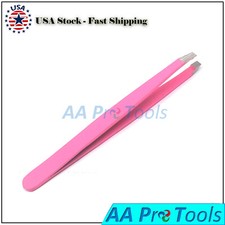 Professional Eyebrow Tweezers Slanted Plucker Hair Remover Tweezerette