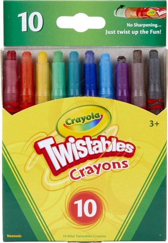 Crayola Mini Twistables Crayons - 10/Pkg - 第 1/1 張圖片