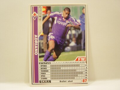 Panini WCCF 2001-02 Adriano Leite Ribeiro 1982 Brazil No.90