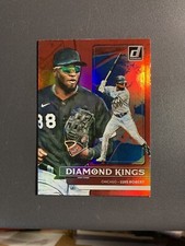 2022 Donruss Baseball Holo Red Diamond Kings Luis Robert #6 Chicago White Sox