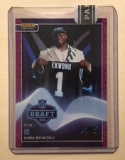 2022 Panini Instant NFL Draft Night #6 Pick Ikem Ekwonu RC /25 Purple & Pink