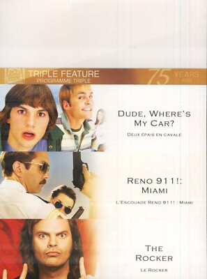 Dude Wheres My Car / Reno 911 Miami / The Rocker (Fox Triple Feature) (Bilingual
