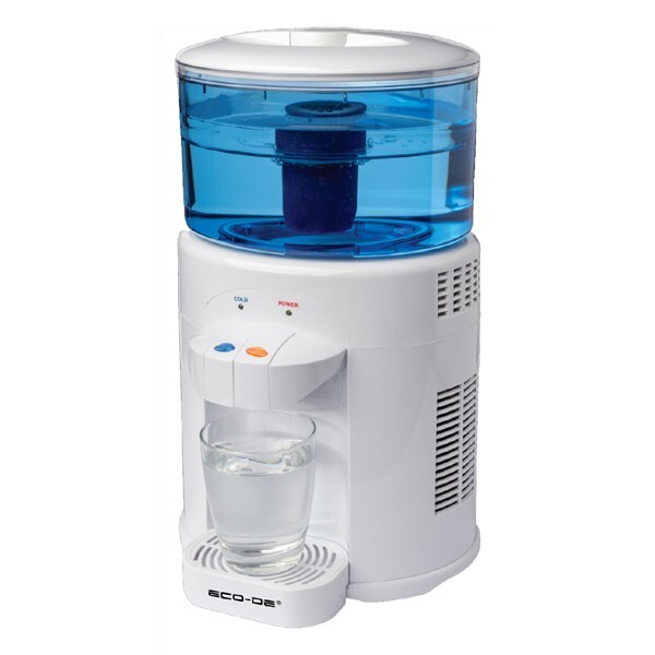 Carafe filtrante design 2,8L FRESH FILTER PURE eau chaude et froide en inox et verre