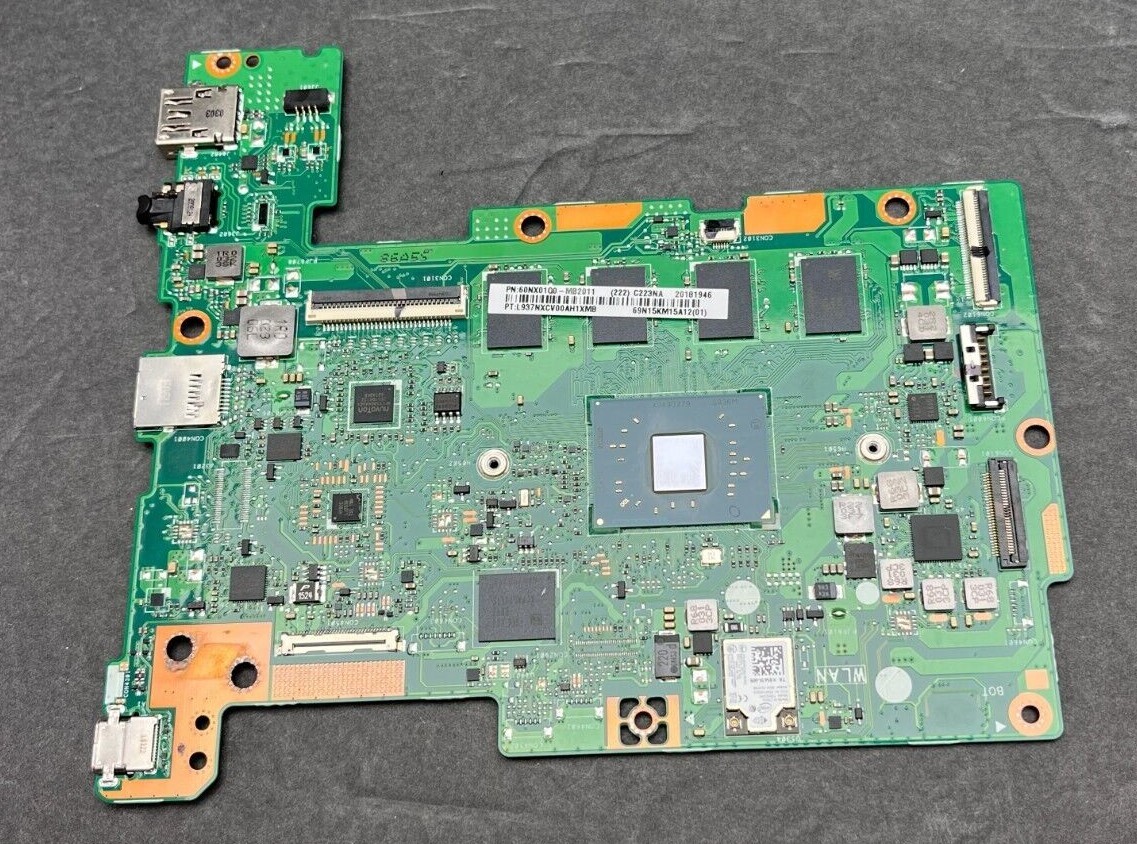 Asus Chromebook CX22NA Motherboard N3350 CPU 4GB RAM 16GB Storage H7-image