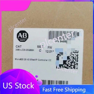 Allen-Bradley 2080-LC20-20QBBK 2080LC2020QBBK Micro820 20I/O ENet/IP Controller