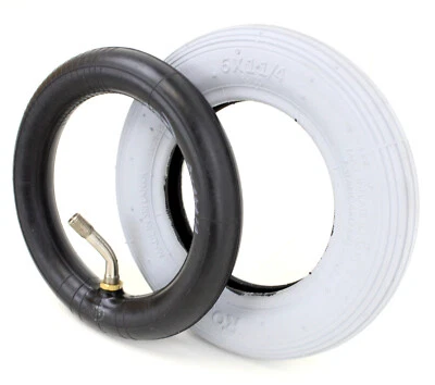 Reifen + Schlauch 6 x 1 1/4 150x30 manueller Rollstuhl, Farbe grau