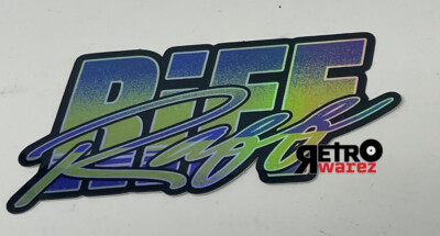 Rapper Riff Raff Logo Riff Raff - Band Logo Sticker 3” Hip Hop Rap dirt nasty underground ...