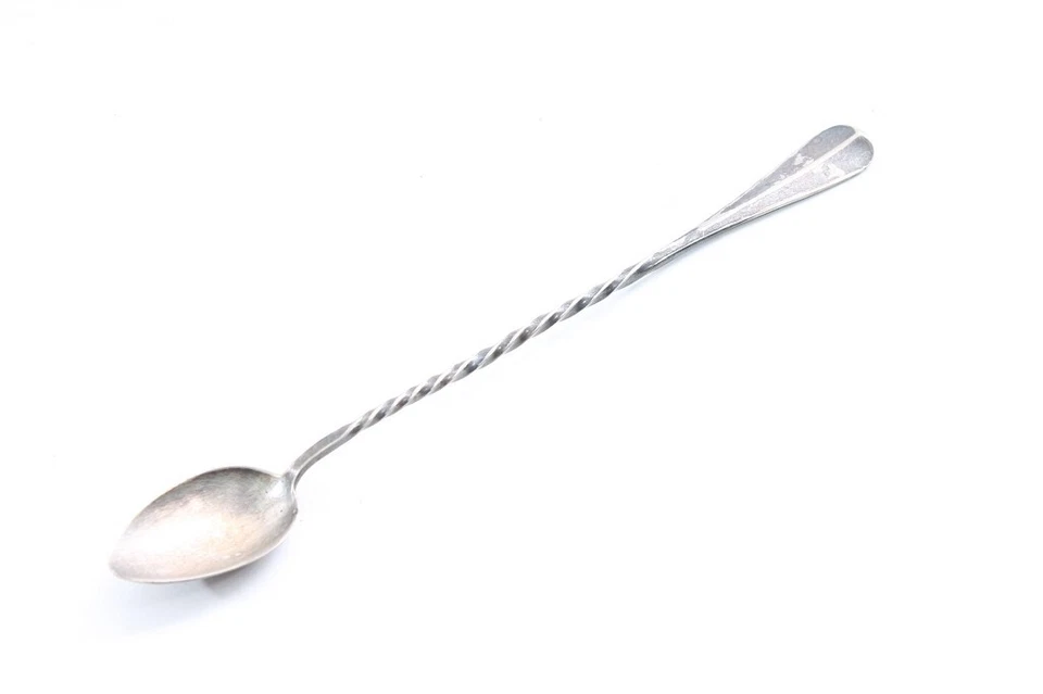 2 X Ancien Cuillère Vintage Longue Cuillère À Glace 25Cm - Photo 4/4