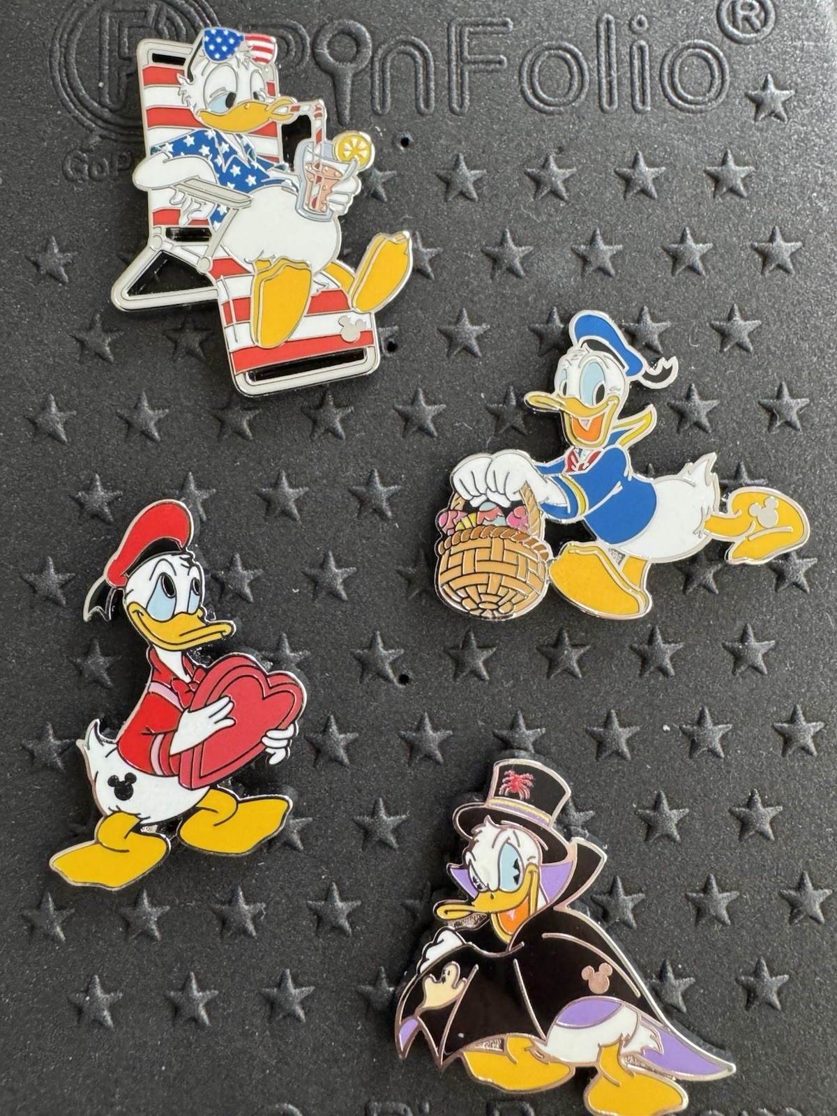 WDW 2025 Hidden Mickey Wave A: Donald Duck Seasons Set Of 4!