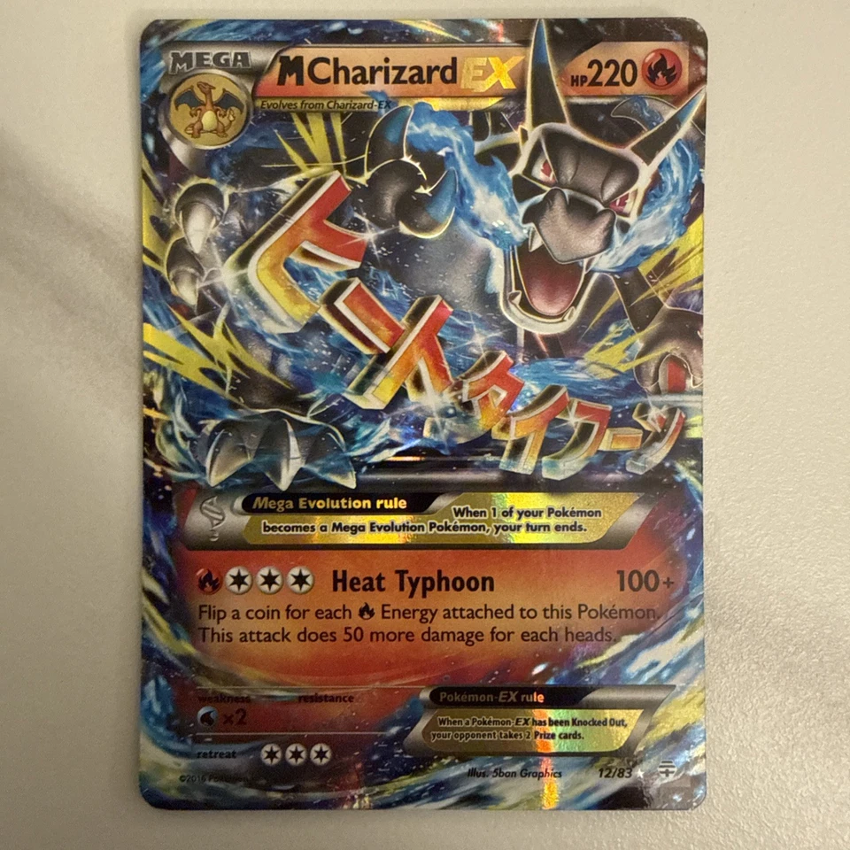 Pokemon Mega M Charizard EX Holo Ultra Rare Card 12/83 XY Generations MP/HP - Image 2 of 4