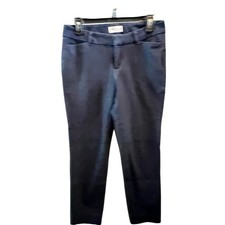 Old Navy Pixie Pants Women Size 10 Regular Navy Blue Cotton Blend Stretch