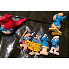Vintage Smurfs Collectible Figures Set