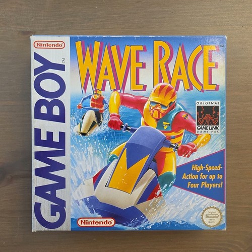 Original GameBoy Wave Race Game, Nintendo, Boxed, Vintage, Game Boy Game mario