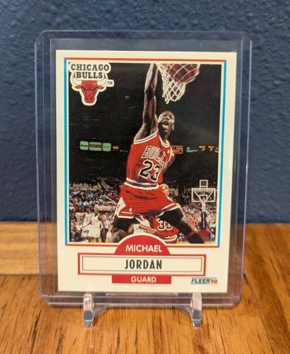 1990-91 Fleer Michael Jordan Card #26 Chicago Bulls HOF