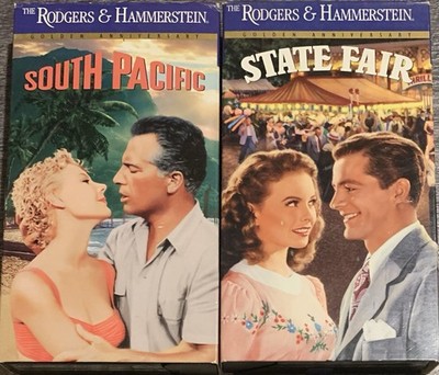 Lot Of 2: The Rodgers & Hammerstein VHS Movie Tapes Set Pacific & Fair VERY GOOD