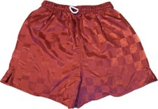 HIBBETT SPORTS RED ACTIVE KIDS SHORTS  SLITS ON EACH SIDE AND STRING UP FRONT