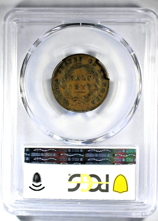 1832 Classic Head Half Cent - PCGS XF-45 - Extra Fine 45 - Image 3 of 4