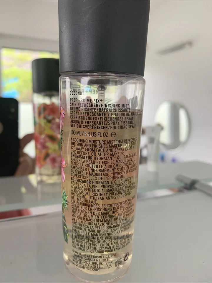 MAC COSMETICS SKINCARE SPRAY PREP+PRIME FIX COCONUT 100 ml - Bild 2 von 4