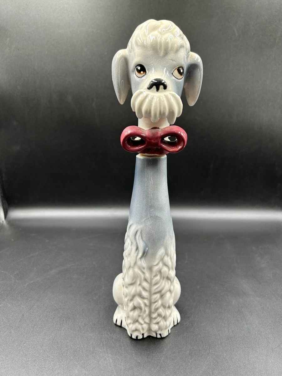 イタリア Empoli 犬 デカンタ ピッチャー ガラス ボトル ドッグ イヌ 