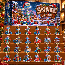 Hot Cute Snake Christmas Gift For Fans Advent Calendar VN215