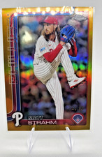 2025 Topps Chrome # 178 Matt Strahm Gold Refractor 40/50- Phillies