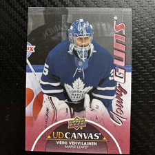 2021-22 Upper Deck Canvas Young Guns Veini Vehvilainen