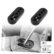 12mm Exhaust Hangers with 4 Holes,Universal Exhaust Hanger for Noise and 2PCS