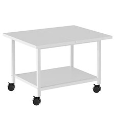 Printer Stand with Storage under Desk Shelf Rolling Cart Organizer for Home Offi