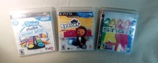 Sony Ps3 PlayStation 3 Game Lot W/ Udraw Eyepet & Disney Sing It
