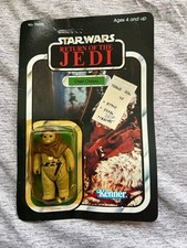Vintage 1983 Kenner Star Wars ROTJ Chief Chirpa MOC Sealed 65 Back Ewok