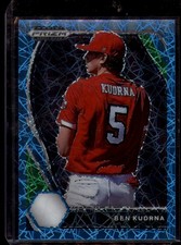 2021 Panini Prizm Draft Picks #PDP43 Ben Kudrna Blue Velocity Prizm