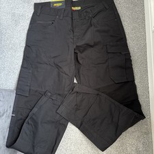 blaklader mens work trousers black w36L