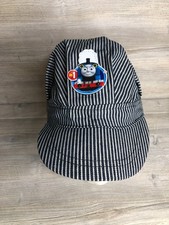 Thomas the Tank Engine Train Engineer Children's Kids Striped Conductor Cap Hat