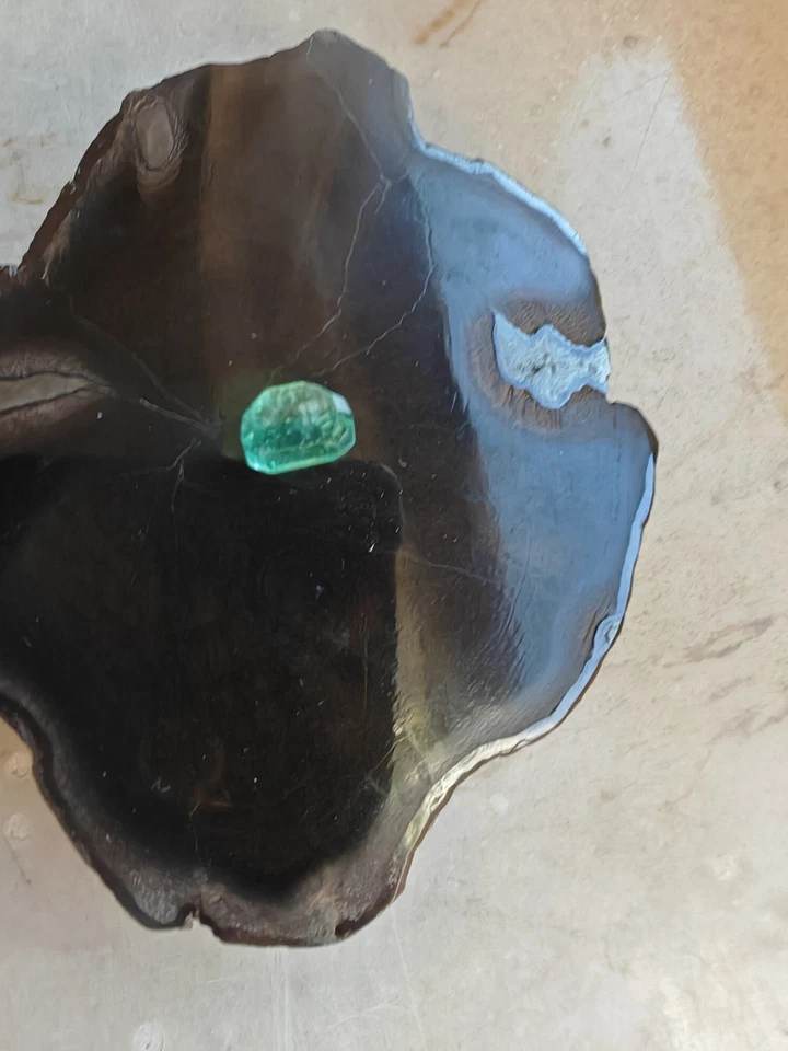 Piedra preciosa natural Panjshir de 4,74 quilates | Retirada del anillo vintage, color impresionante Foto 2 de 4